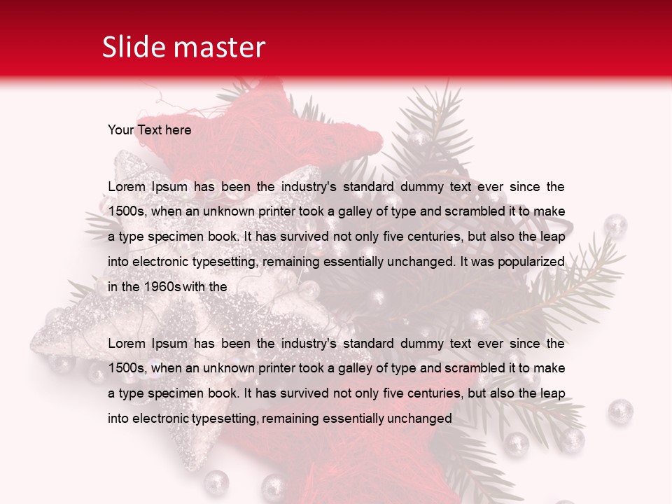 Marché De Noel Alsace PowerPoint Template