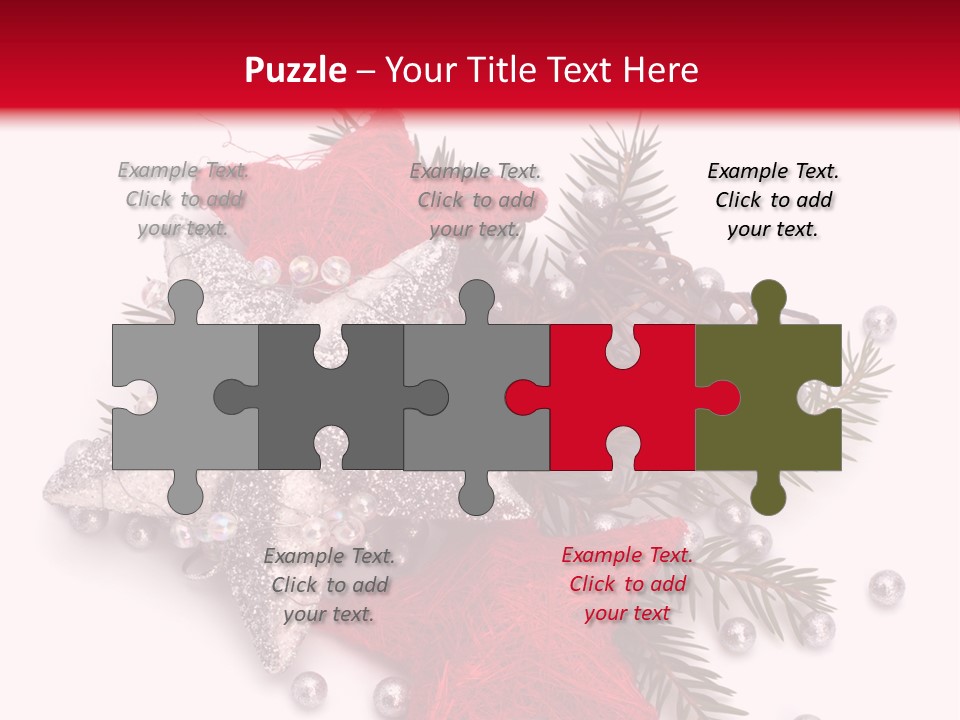 Marché De Noel Alsace PowerPoint Template