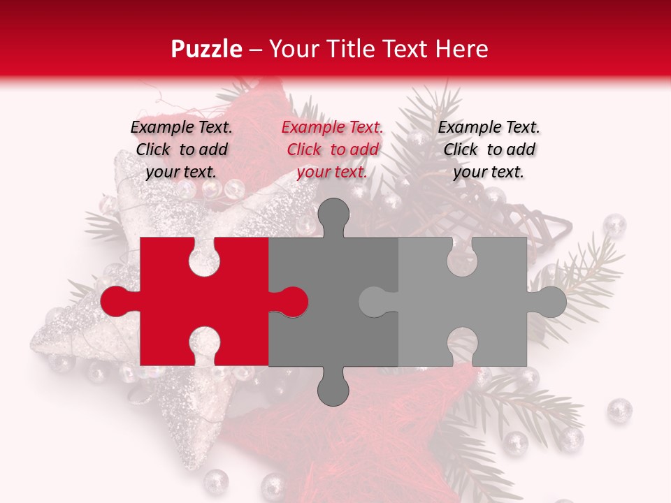 Marché De Noel Alsace PowerPoint Template