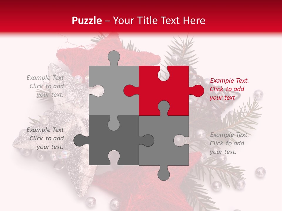 Marché De Noel Alsace PowerPoint Template