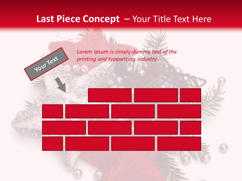 Marché De Noel Alsace PowerPoint Template