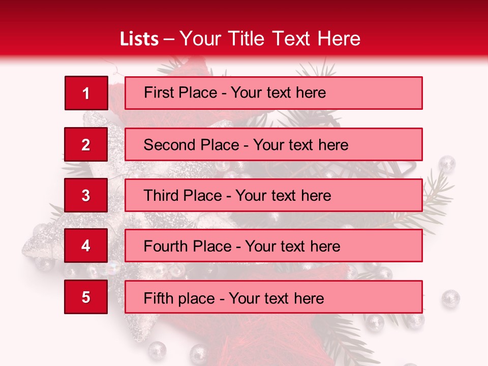 Marché De Noel Alsace PowerPoint Template