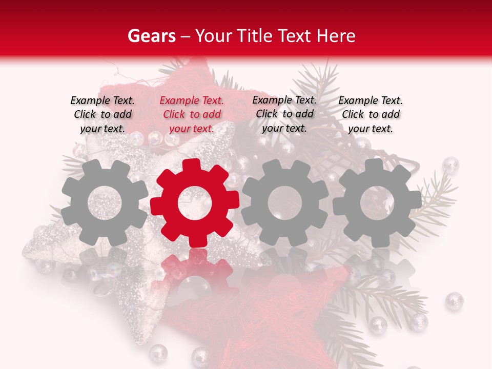 Marché De Noel Alsace PowerPoint Template