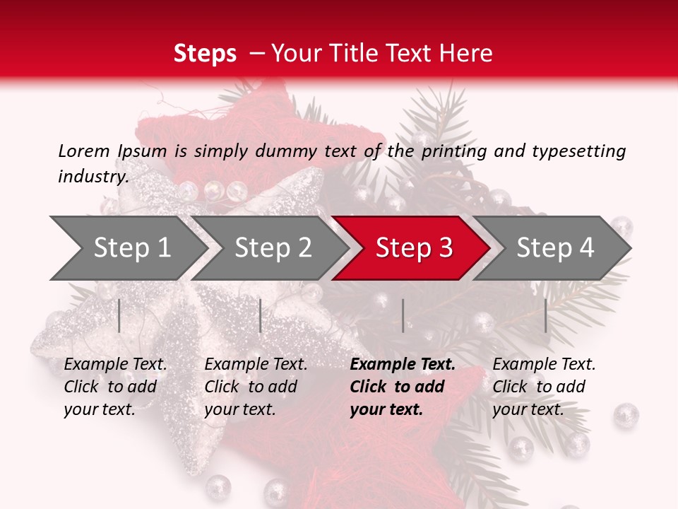 Marché De Noel Alsace PowerPoint Template