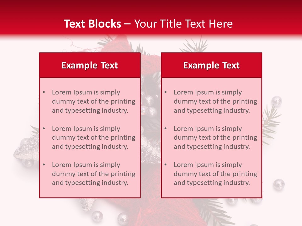 Marché De Noel Alsace PowerPoint Template