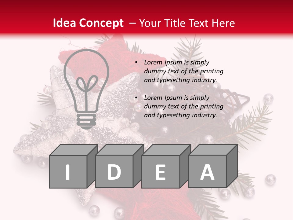 Marché De Noel Alsace PowerPoint Template