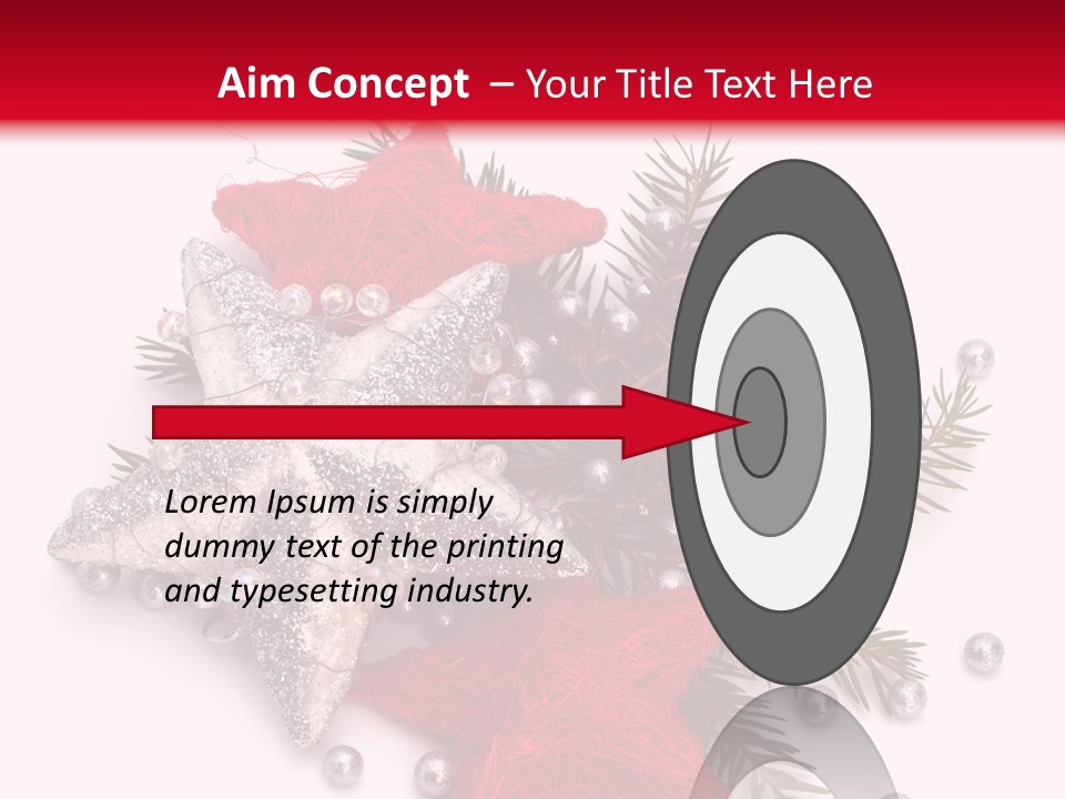 Marché De Noel Alsace PowerPoint Template