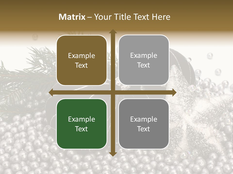 Ornate Bunch Noel PowerPoint Template