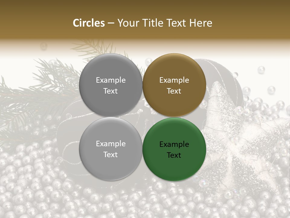 Ornate Bunch Noel PowerPoint Template