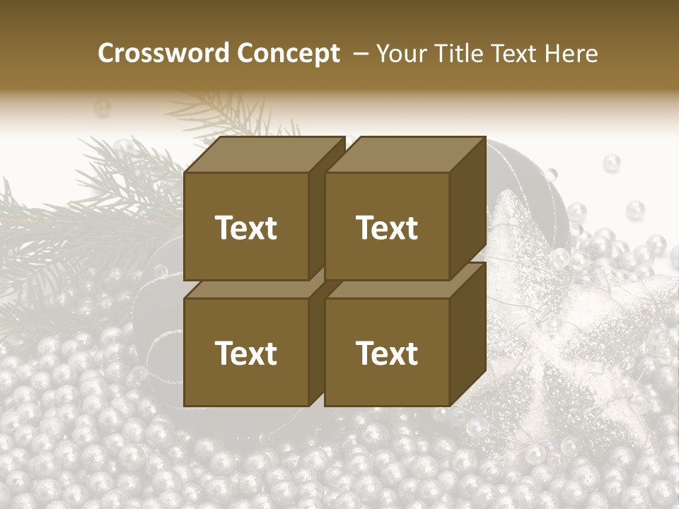 Ornate Bunch Noel PowerPoint Template