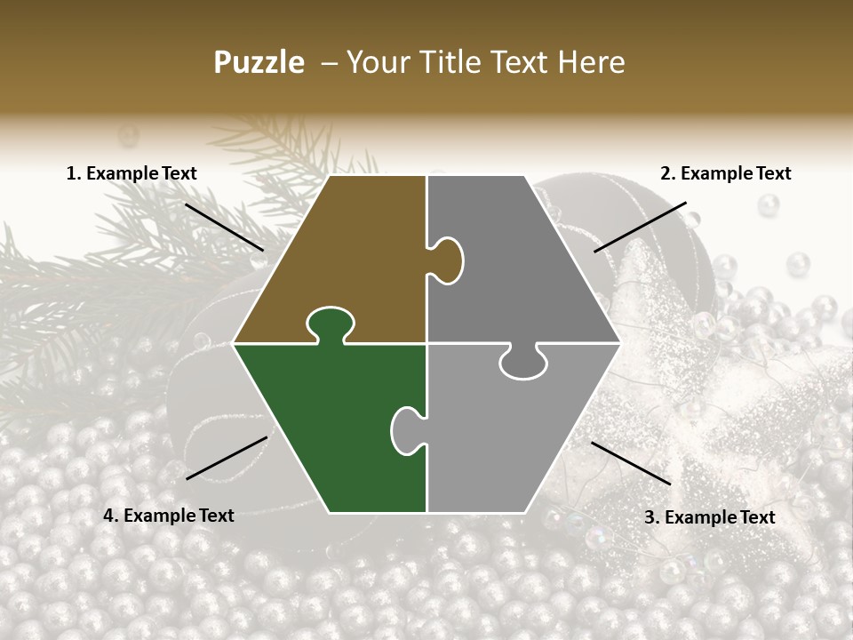 Ornate Bunch Noel PowerPoint Template