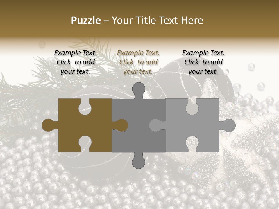 Ornate Bunch Noel PowerPoint Template