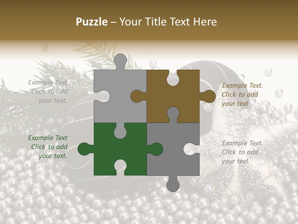 Ornate Bunch Noel PowerPoint Template