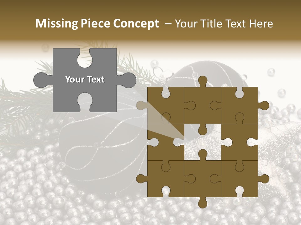 Ornate Bunch Noel PowerPoint Template