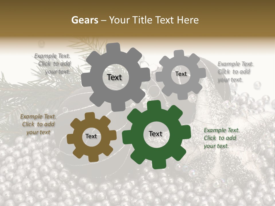 Ornate Bunch Noel PowerPoint Template