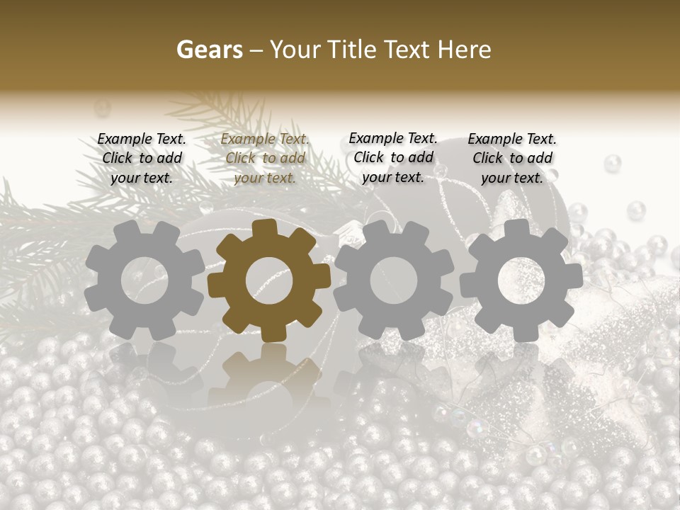 Ornate Bunch Noel PowerPoint Template