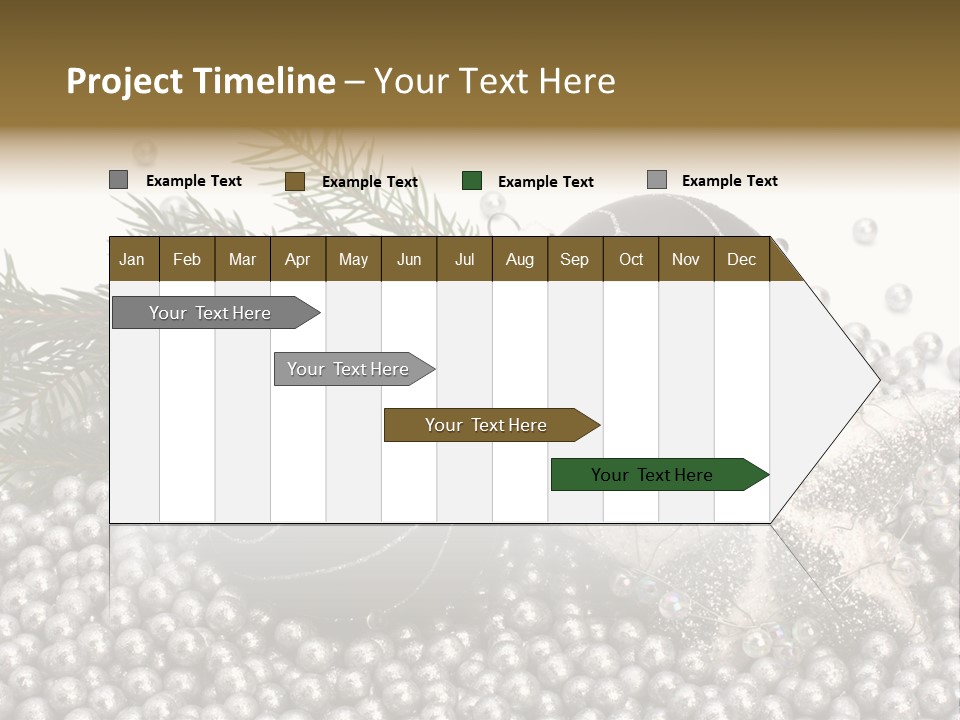 Ornate Bunch Noel PowerPoint Template