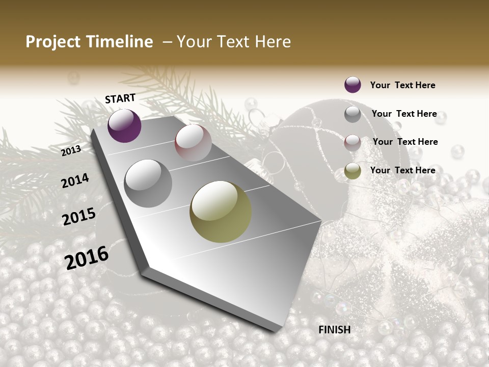 Ornate Bunch Noel PowerPoint Template