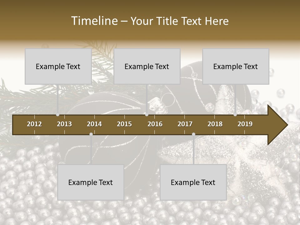 Ornate Bunch Noel PowerPoint Template