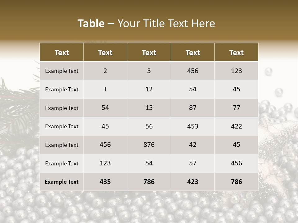 Ornate Bunch Noel PowerPoint Template