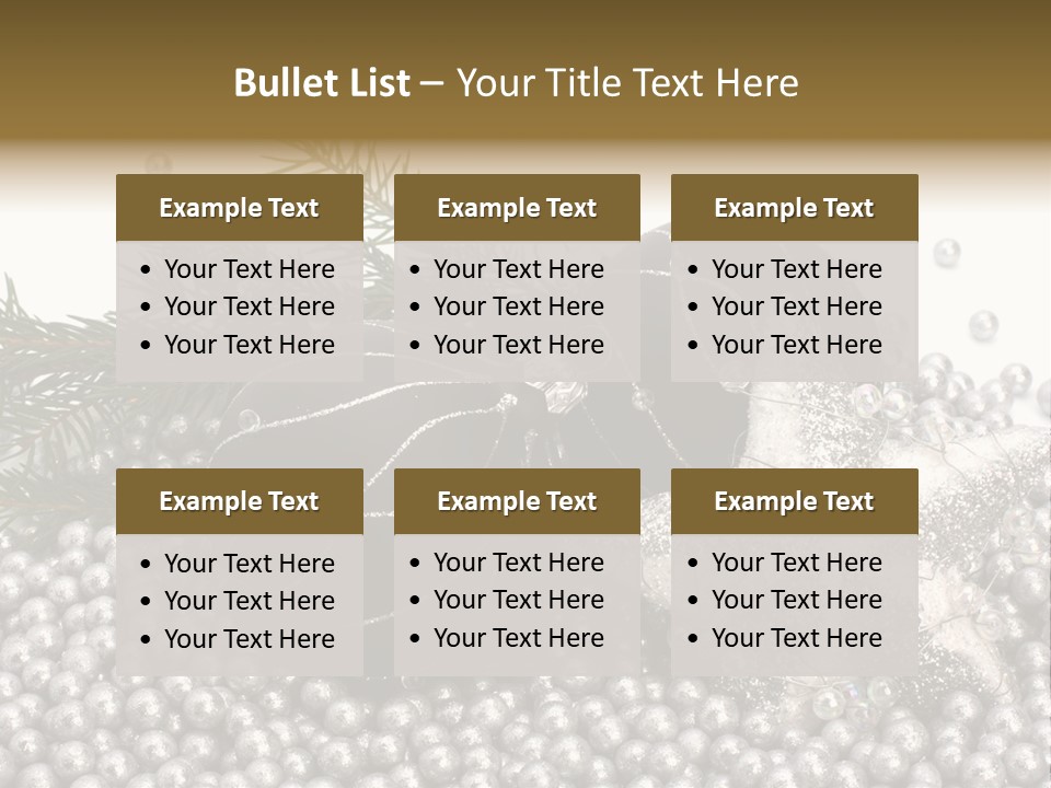 Ornate Bunch Noel PowerPoint Template