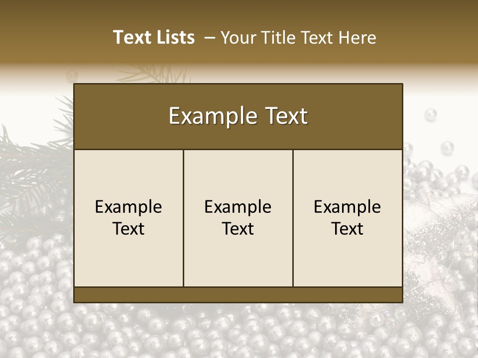 Ornate Bunch Noel PowerPoint Template