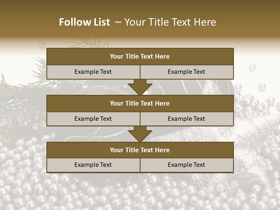 Ornate Bunch Noel PowerPoint Template