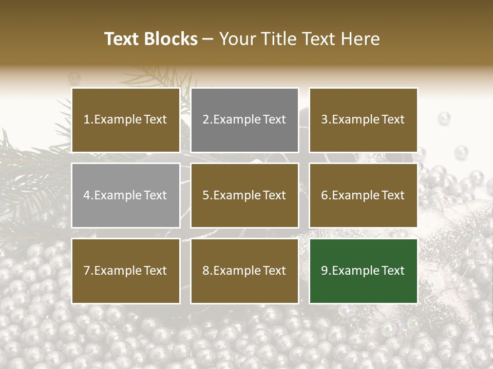 Ornate Bunch Noel PowerPoint Template