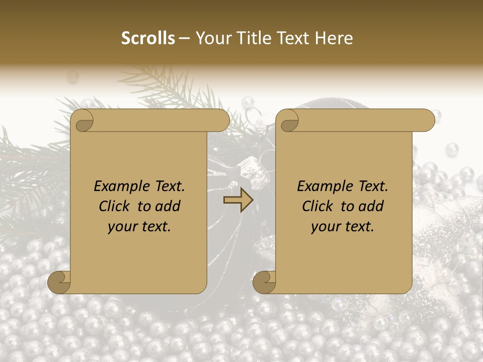 Ornate Bunch Noel PowerPoint Template