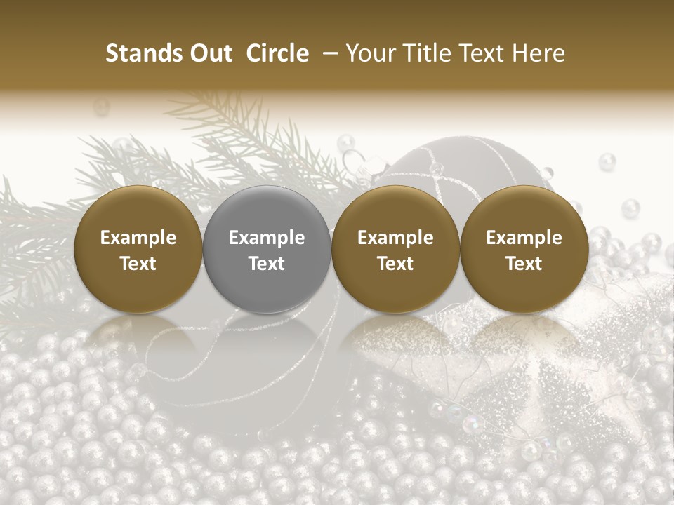 Ornate Bunch Noel PowerPoint Template