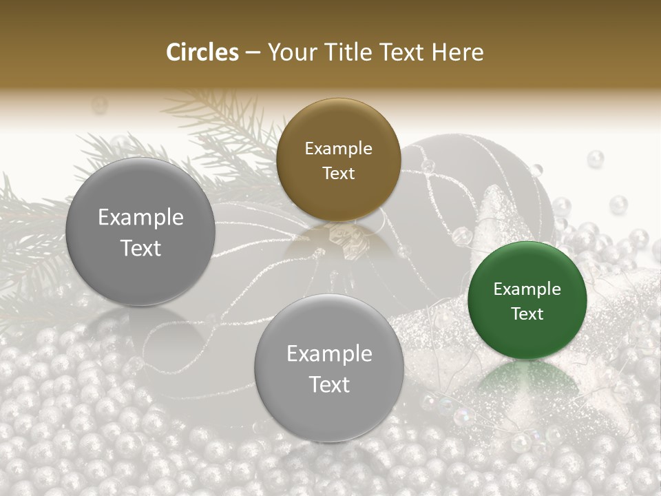 Ornate Bunch Noel PowerPoint Template