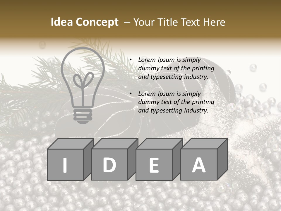 Ornate Bunch Noel PowerPoint Template