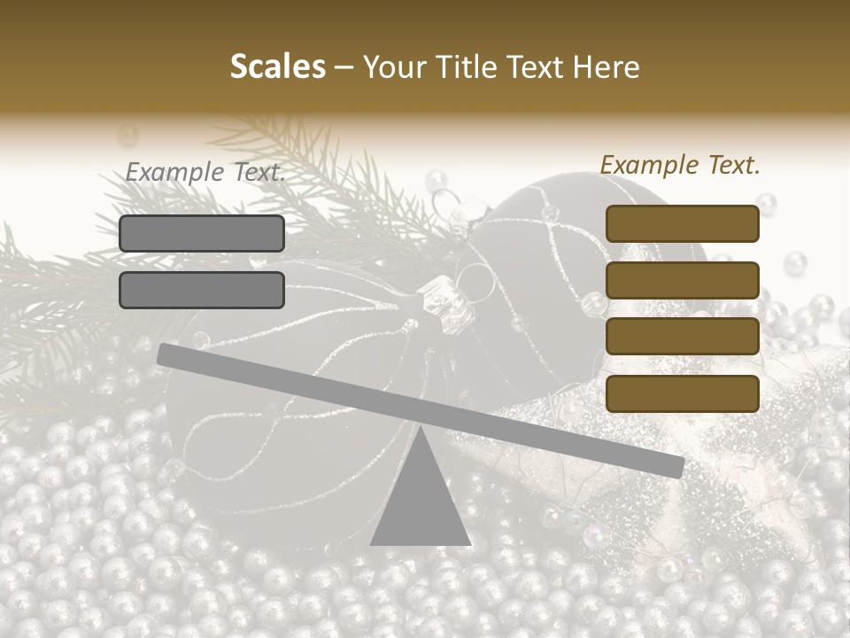 Ornate Bunch Noel PowerPoint Template