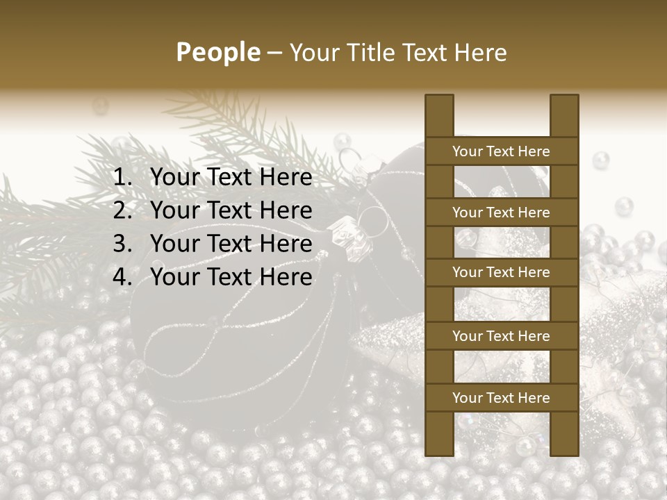 Ornate Bunch Noel PowerPoint Template