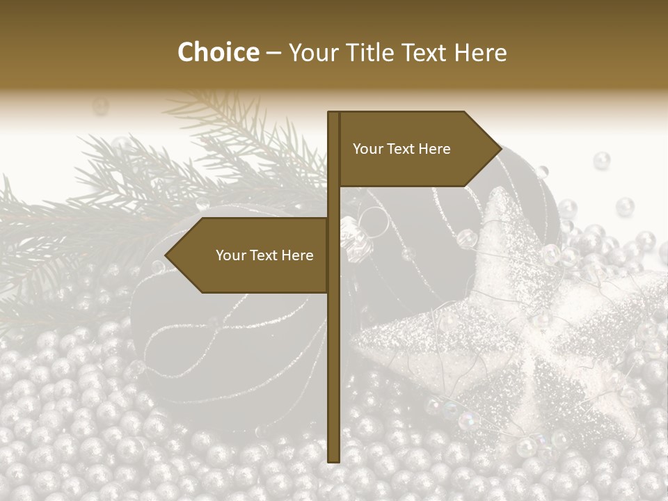 Ornate Bunch Noel PowerPoint Template