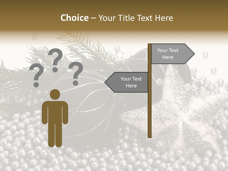 Ornate Bunch Noel PowerPoint Template