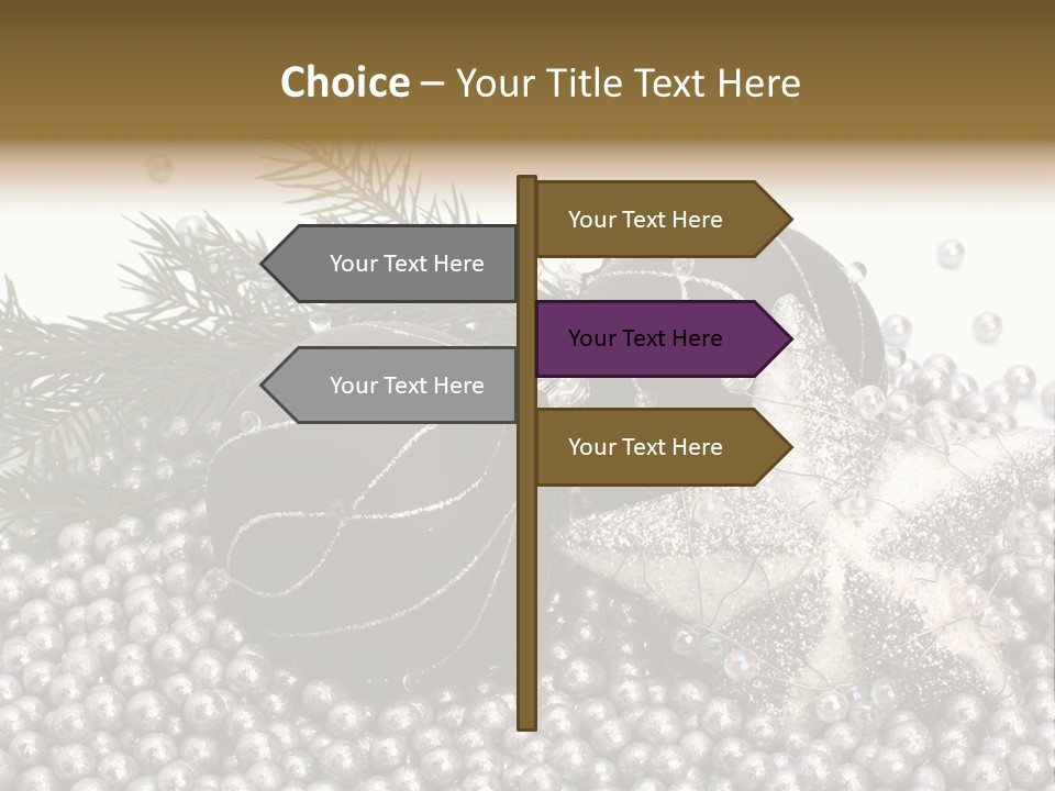 Ornate Bunch Noel PowerPoint Template