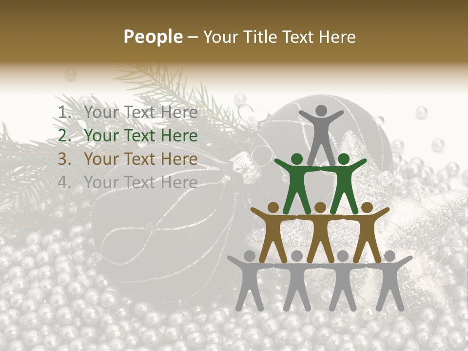Ornate Bunch Noel PowerPoint Template