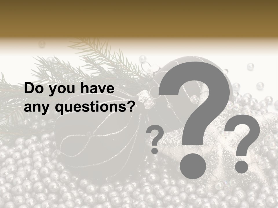 Ornate Bunch Noel PowerPoint Template