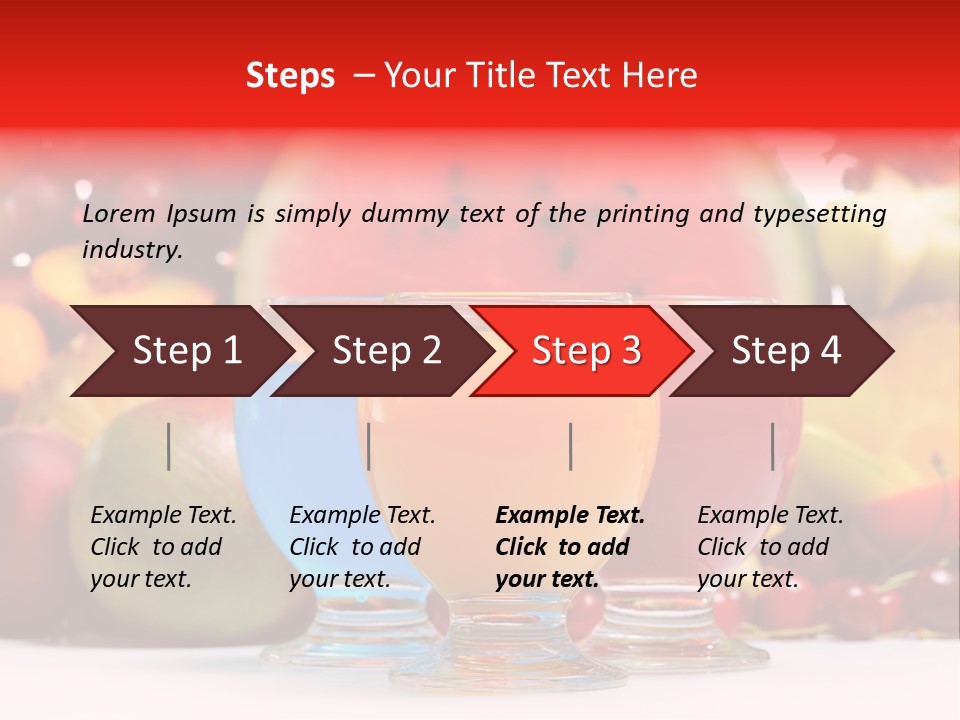 Fruit Cocktail PowerPoint Template