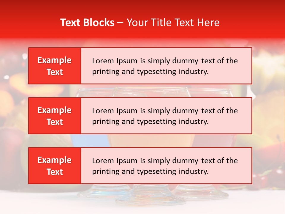 Fruit Cocktail PowerPoint Template