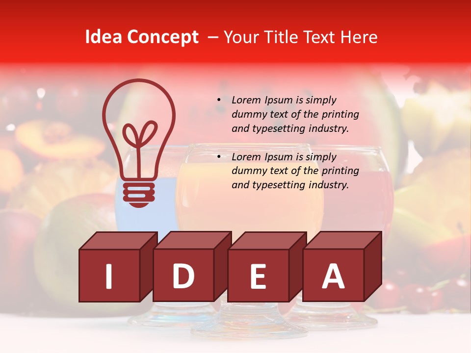 Fruit Cocktail PowerPoint Template