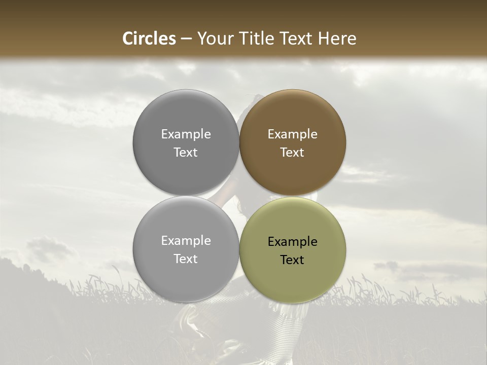 Jump Woman PowerPoint Template