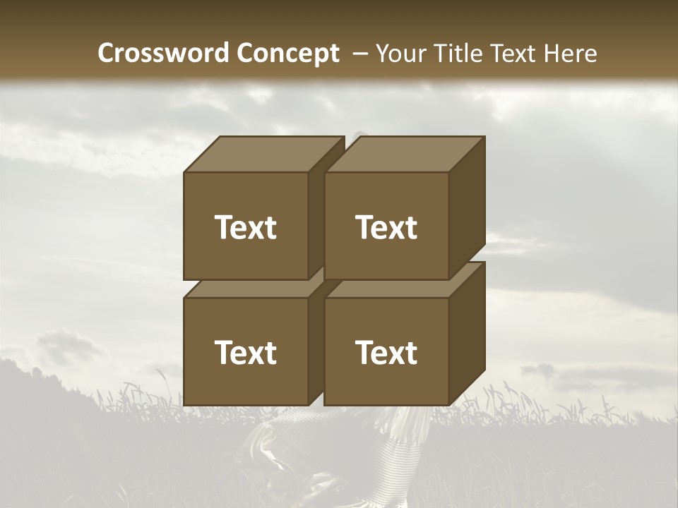 Jump Woman PowerPoint Template