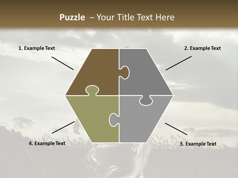 Jump Woman PowerPoint Template