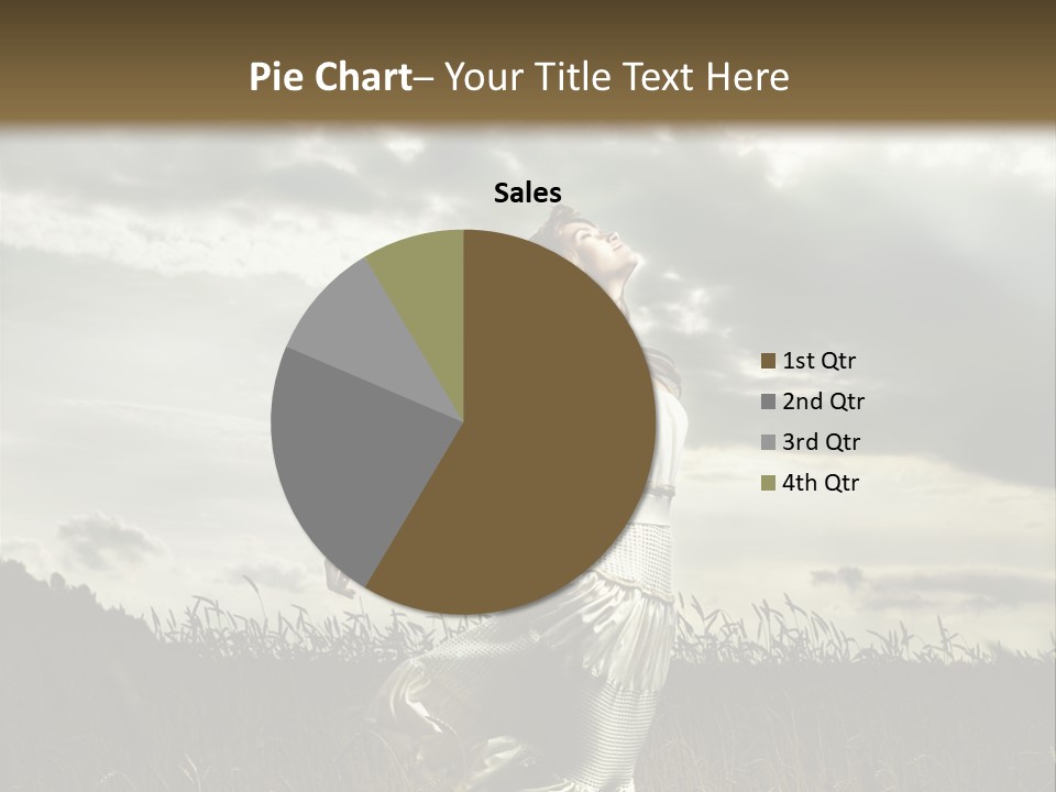 Jump Woman PowerPoint Template