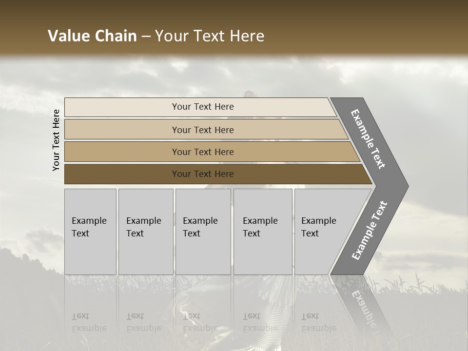 Jump Woman PowerPoint Template