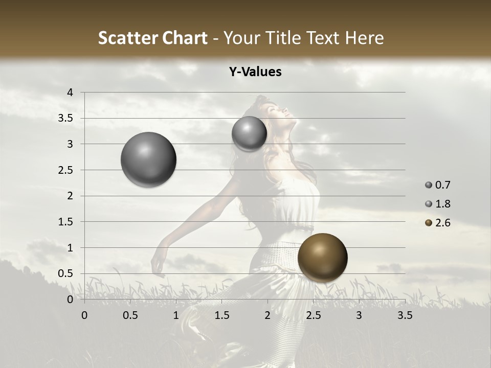 Jump Woman PowerPoint Template