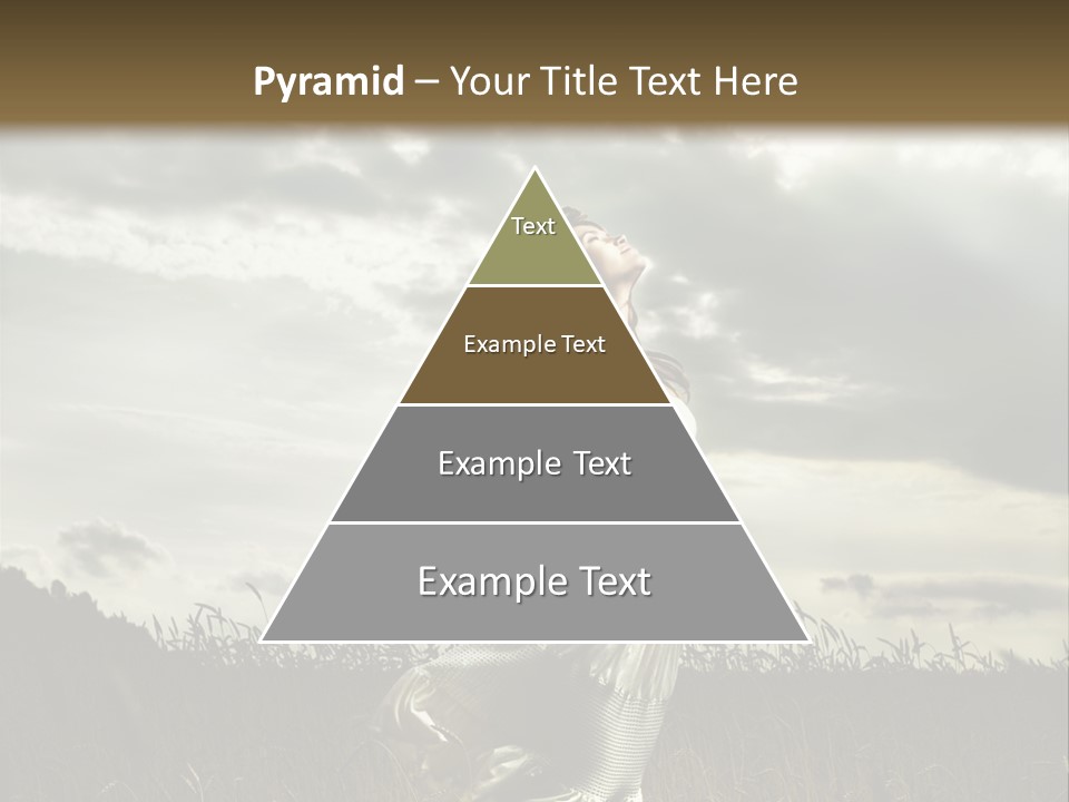 Jump Woman PowerPoint Template