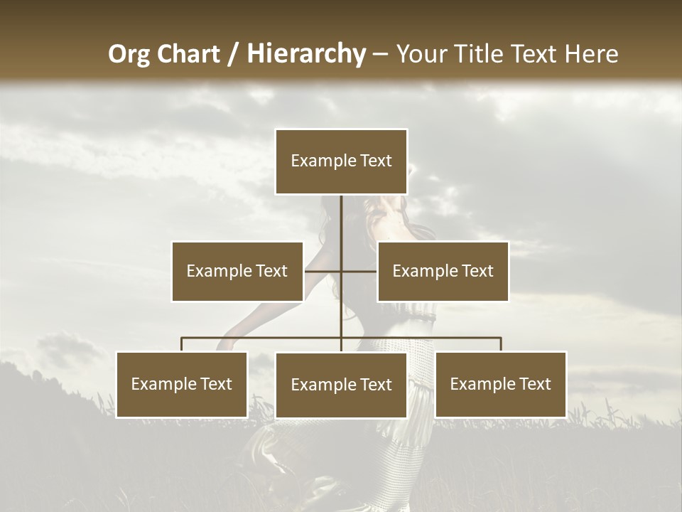 Jump Woman PowerPoint Template